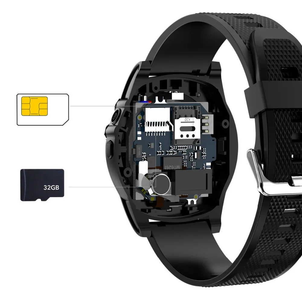 

Bluetooth DT18 Smartwatch Silicon Relogio Android Smart Watch GSM Phone Call Support SIM TF Camera Sport Smart Watch Men Watches