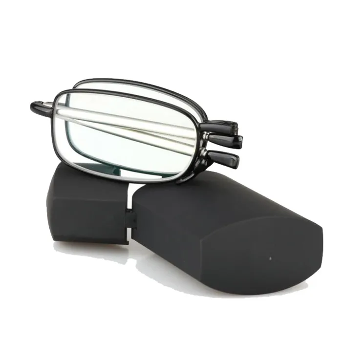 Фотохромные складные оптические очки для чтения при близорукости при дальнозоркости+ rx-rx на заказ прочный мини карманный считыватель с Чехол