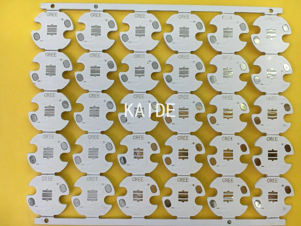 CREE 3535 алюминиевая пластина XTE XPE2 XPG2 XPL светодиодный PCB dia16mm20 мм фонарик печатная