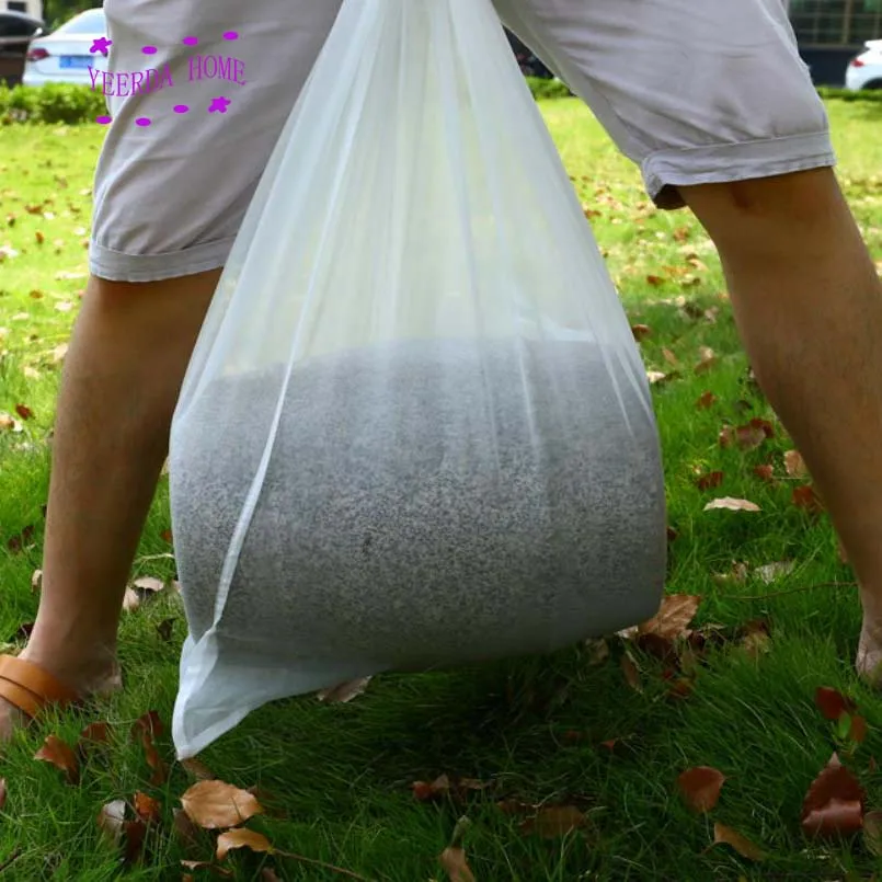 

10pc Large Size 96x45cm White Breathable Fruit vegetable Protect Drawstring Mesh Net Nylon Bag Anti insects pests birds