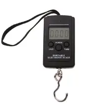 40 кг X 10 г Мини Портативный электронный Весы Вес Чемодан Весы ЖК-дисплей цифровой Путешествия Вес баланс крючок Весы