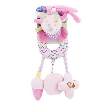 

Baby Rattles Toys 0-12 Months Soft Plush CartoonToys Cute Animal Doll Lathe Stroller Hanging Baby Bed Rattle Toys