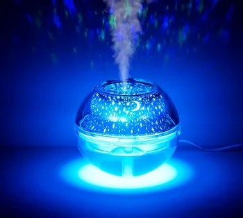 

Crystal Projector Light with Humidifier Function Large Capacity USB Creative Home Colorful Projection Romatic Holiday Lamp