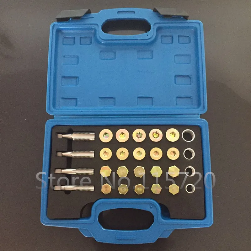 64pcs Oil pan screw repair tool_
