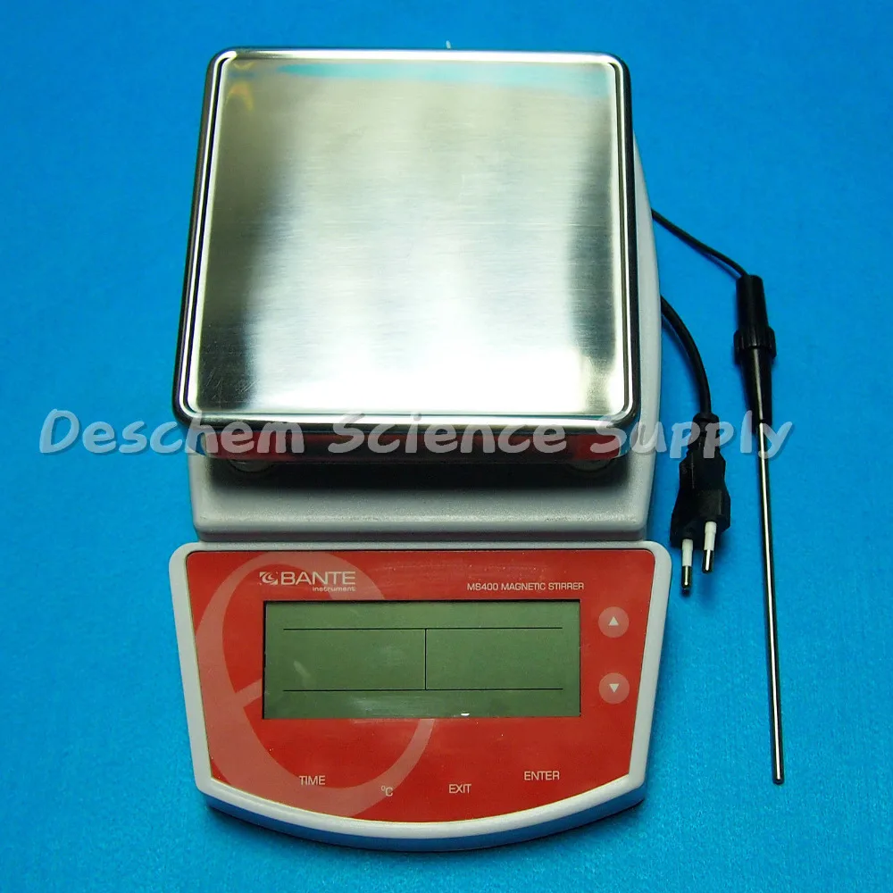 MS400 магнитная мешалка с горячей пластиной, AC 220 V/110 V, макс 400 градусов Цельсия
