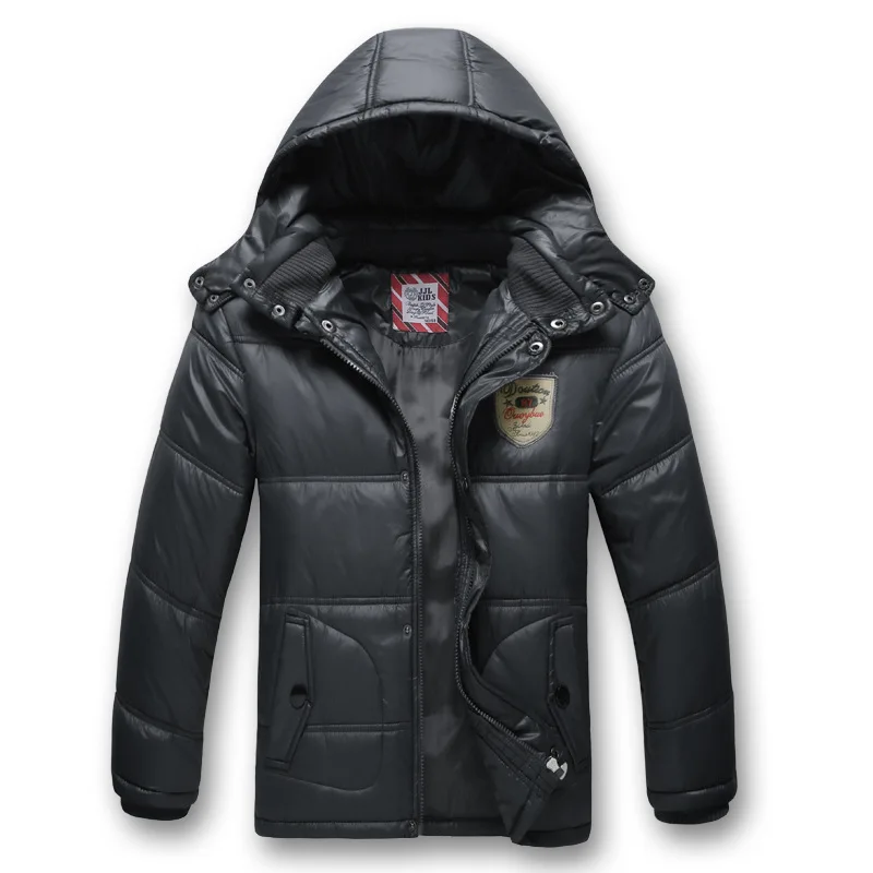 Roupas à Prova de Vento à Prova Outono e Inverno Crianças Outerwear Cabolsa Quente Desportivo Dwaterproof Água Engrossar Meninos Meninas Algodão-acolchoado Jaquetas Mod. 255094 6 High Quality Mamãe e Bebê