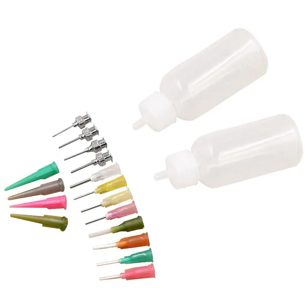 

16pc/Set Henna Kit Applicator Nozzles Bottles Paste Tattoo Body Art Drawing Tool