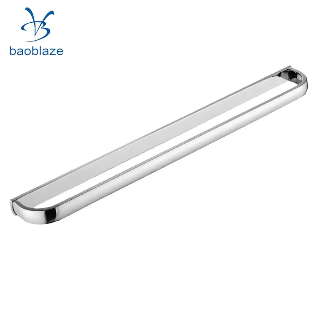Wall Bathroom Full Copper Toilet Simple Towel Bar Towel Rack 57cm Chrome