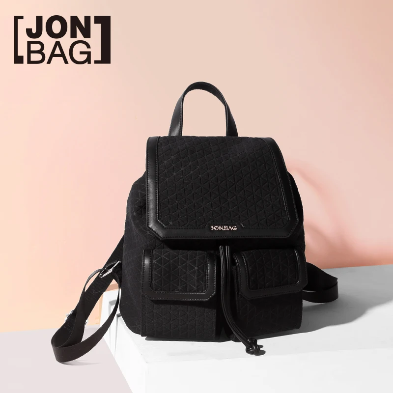 

JONBAG double shoulder bag women's bag autumn and winter fashion small backpack large capacity girl bag simple