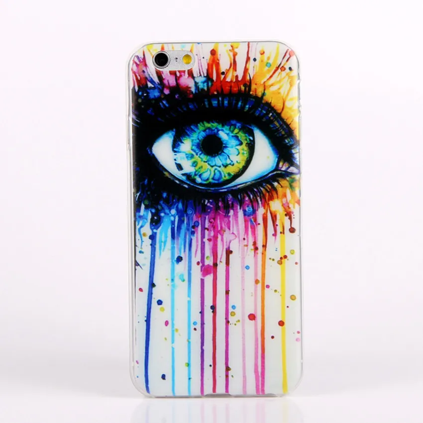 Special Eye Design Silicon Soft TPU Cover Cases For Apple font b iPhone b font 6