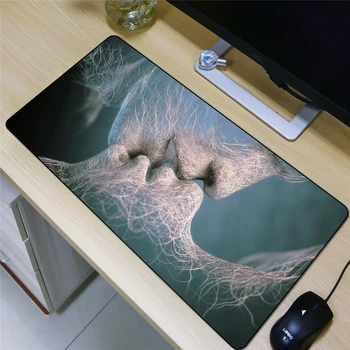 

FFFAS 80x40cm Big Mouse Pad Mat Gaming Speed Model Mousepad Playmat Love Originality Display PC Large Computer Gamer XL Cushion
