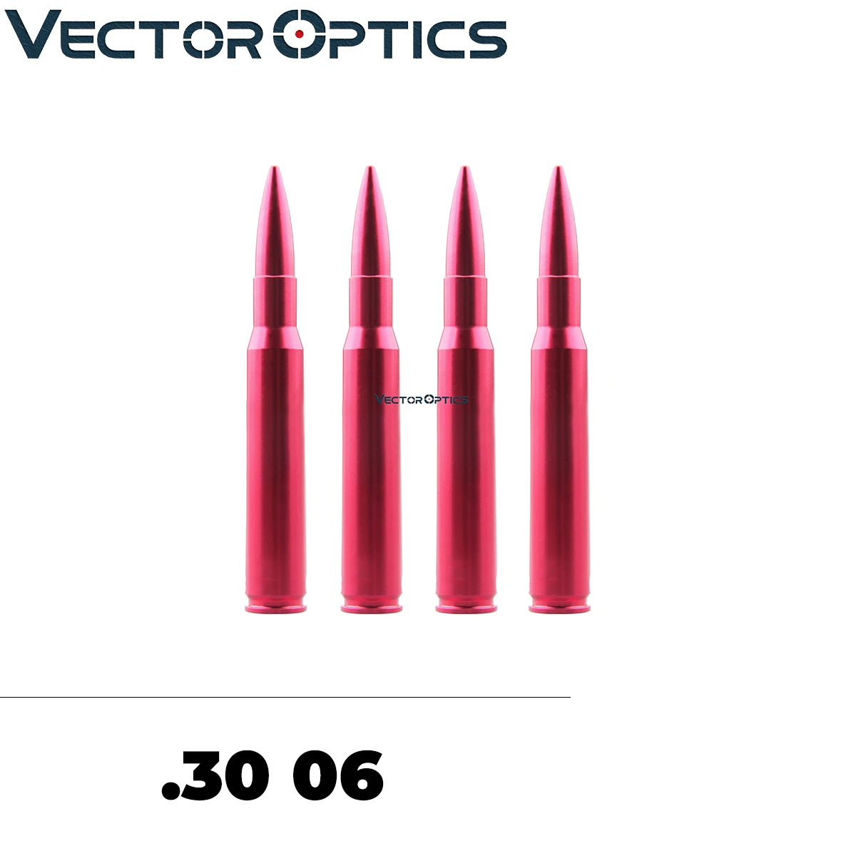 

Vector Optics 4 Pack .30 06 Lapua Snap Caps Rifle Pistol Calibers Safty Traning Dry Fire Full Metal