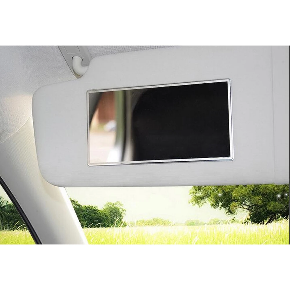 

Car Sun Visor Anti-break Mirror Stainless Steel Car Visor Makeup Mirror Beautiful Easy To Carry