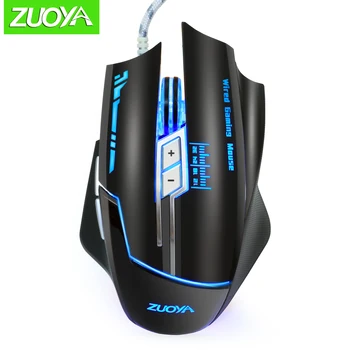 

Gaming Mouse Mause DPI Adjustable Computer Optical LED Game Mice Wired USB Games Cable Mouse LOL for Professional Gamer