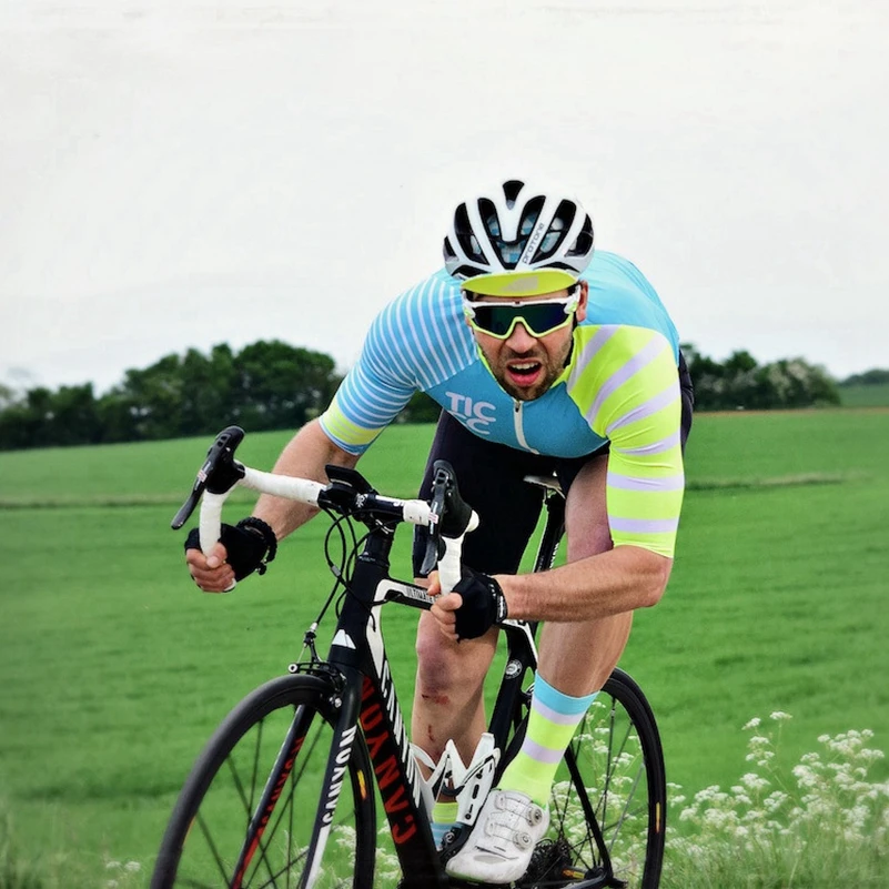 

Men's Cycling Clothing Bike Racing fluo yellow aero rcc pro team Cycling Tops Cycling Jersey Short Sleeves clothing