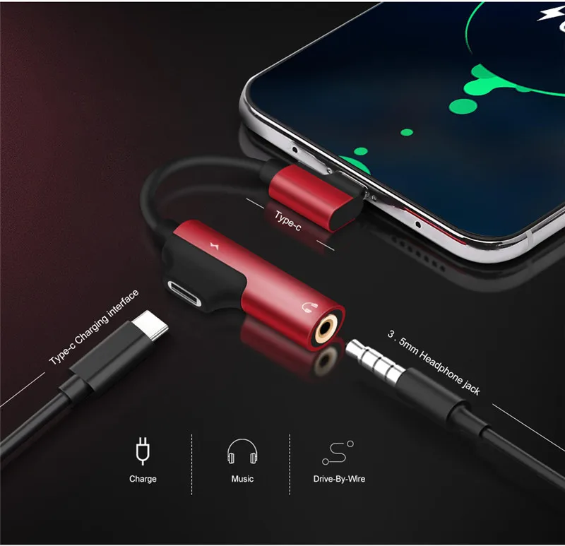 Разъем для наушников USB Type C 3 5 мм Samsung Galaxy S8 S9 S10 E Plus быстрый разъем разветвитель