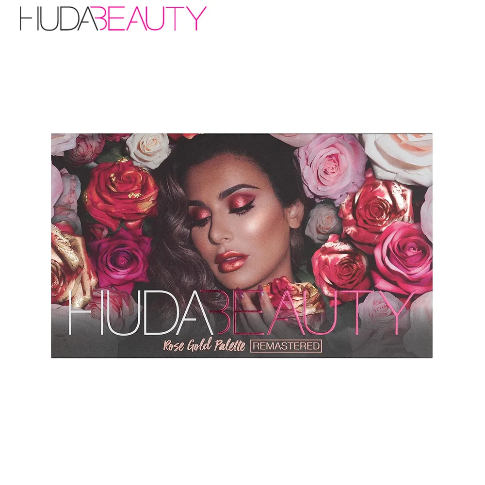

Huda Eyeshadow Palette 18 Colors Beauty Long-lasting Easy to Wear Rose Palette Matte Eyeshadow Glitter Palette Make Up Beauty