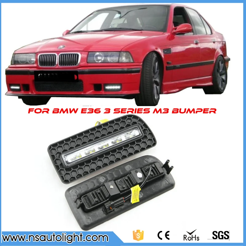 LED daytime running light for BMW E36 M3 1991 1998 drl fog lamp light
