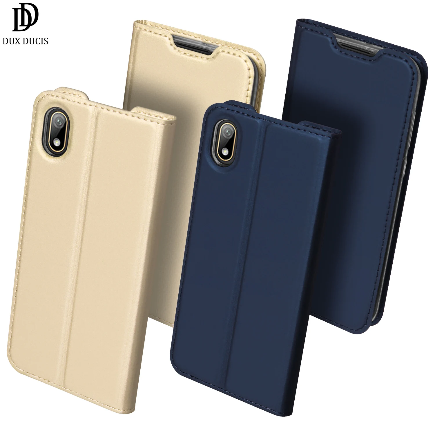 Флип чехол для Huawei Y5 2019 & Honor 8S из искусственной кожи ТПУ Мягкий Бампер защитный