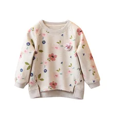 Long Sleeve Girls Tops Winter Baby GirlsTops And Tees Toddler Kids Baby Girls Floral Printed T-Shirt Tops And Blouses#YL1