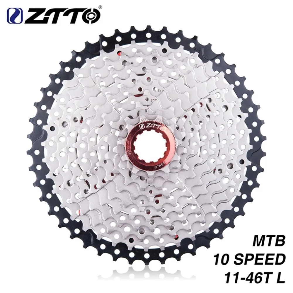 Ztto 10 speed 11-46 T кассеты широкого соотношения для горных велосипедов совместимы со всеми стандартными 8-11 скоростями экономии денег