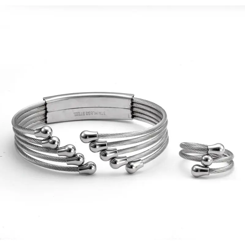 Luxury Silver Women Bangles (6)