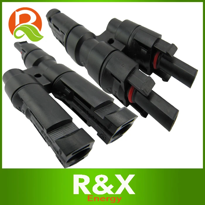 

MC4 T branch solar connector. 10pairs/lot. Waterproof IP67. Solar branch connector. Applicated for solar energy system.