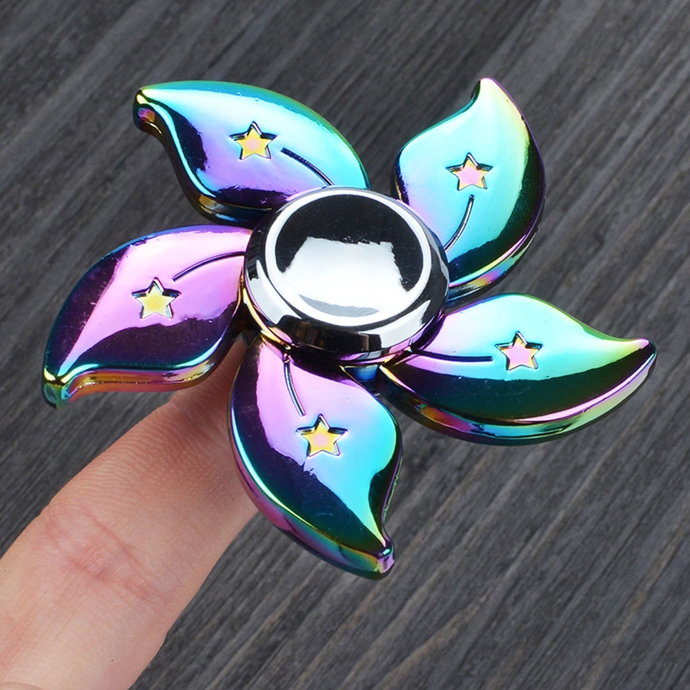 Fidget Babelemi Liga de Zinco Metal Mão Spinner Brinquedos para o Autismo e Crianças COM TDAH/Adulto Engraçado Anti Stress Brinquedo Dedo Tri Girador