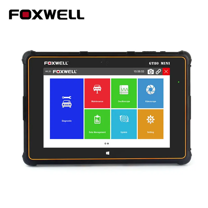 FOXWELL GT80 мини OBD2 инструмент диагностики код читателя для ABS SRS EPB IMMO DPF SAS TMPS сброса ODB2