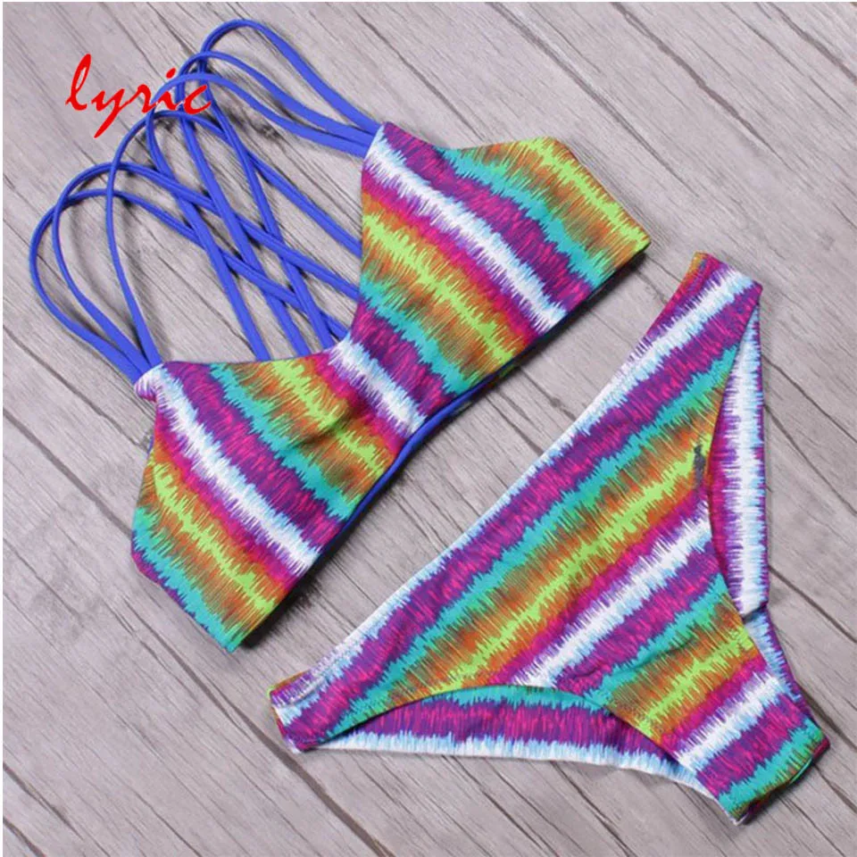 Lyric Sexy 2019 Colorful New Bikini Set Swimsuit Women Swimwear Female ...