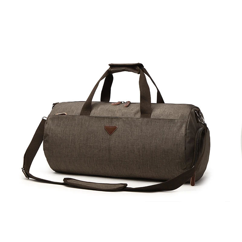 Мужские дорожные сумки большой емкости ручной Багаж холщовые дорожные сумки для переноски на выходные сумки многофункциональные дорожные сумки - Цвет: Khaki-L