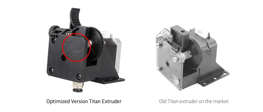 XCR3D Titan экструдер 3D-принтеры Запчасти для E3D V6 Hotend j-руководителя Боуден Монтажный кронштейн 1,75 мм нити 3:1 коэффициент передачи