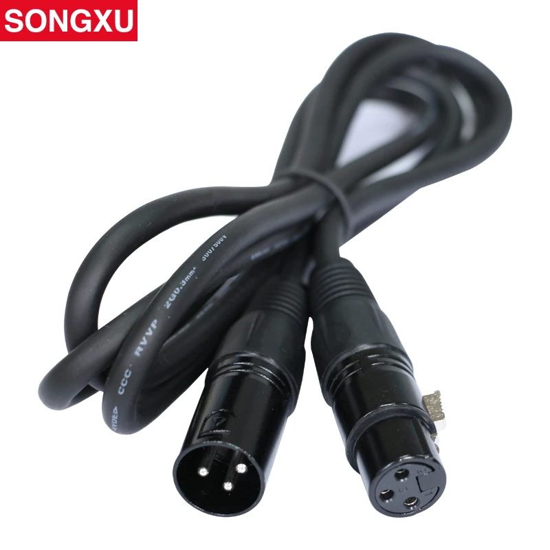 SONGXU 1 5 м/5 футов 3 контактный сигнал XLR подключение DMX кабель DMX512 сценический