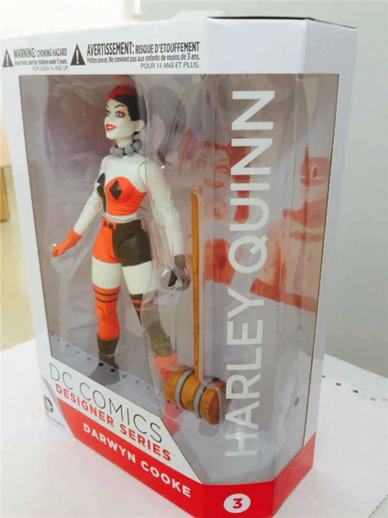 DC COMICS Designer Series Darwyn Cooke Batman Supergirl Harley Quinn Wonder Woman PVC Action Figure Collection Model Toys Doll (8)