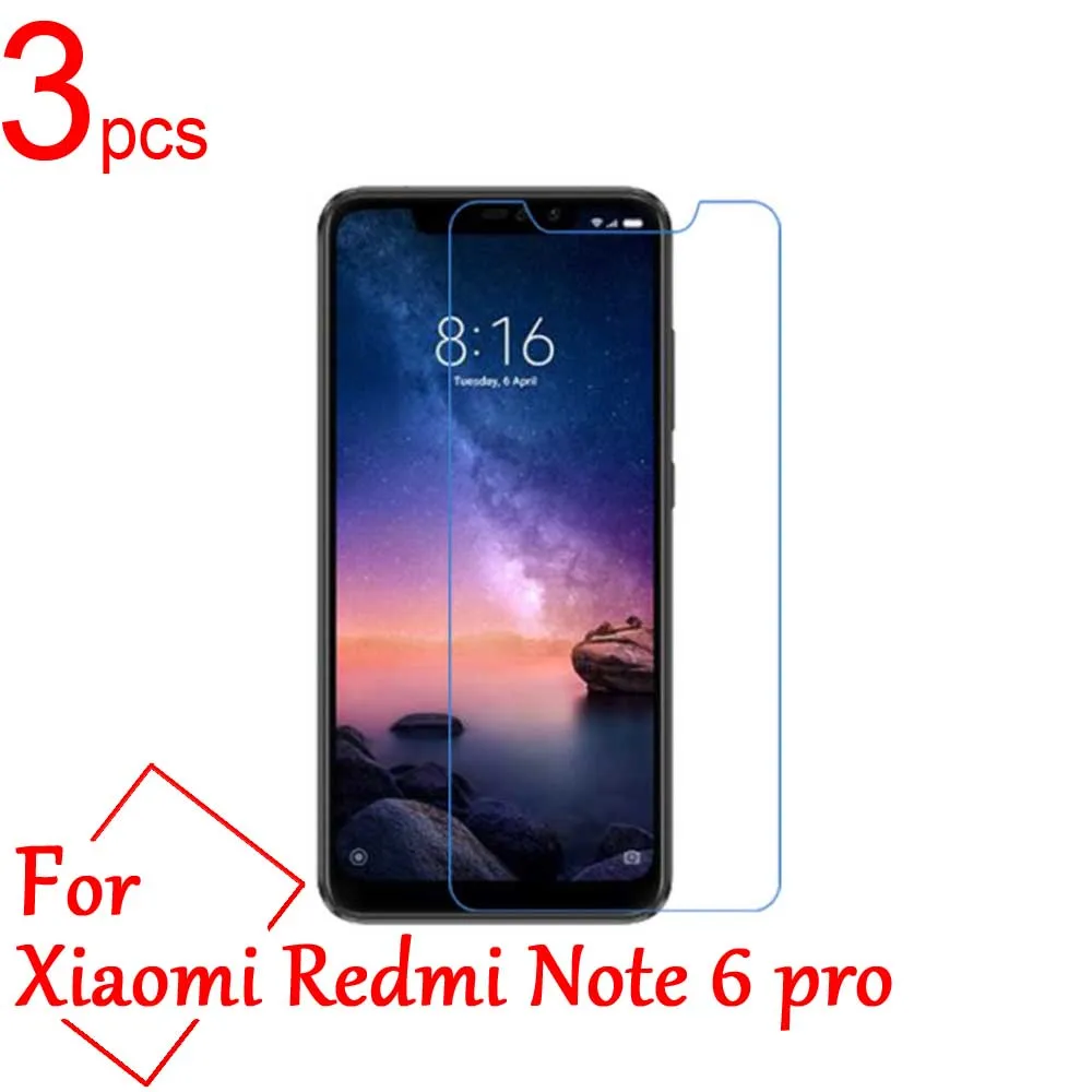 

3pcs Ultra Clear/Matte/Nano Anti-Explosion LCD Note 6 pro Screen Protectors Cover for Xiaomi Redmi Note 6/6 pro Protective Film