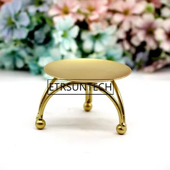 

100pcs Iron Candle Holder Round Table Golden Candlestick for Party Wedding Ornament European Style Candle Stand