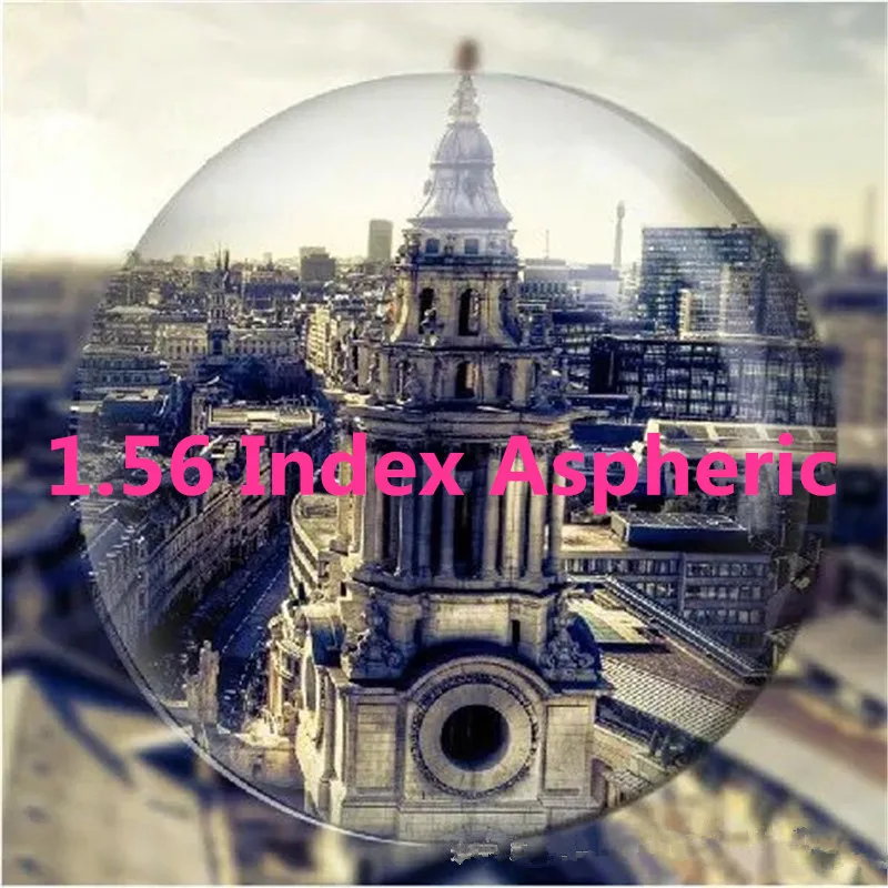 

1.56 Index Aspheric Prescription Lens CR-39 Myopia Presbyopia Lens Hard UV Protection Glasses Lens Anti-Radiation 2 PCS