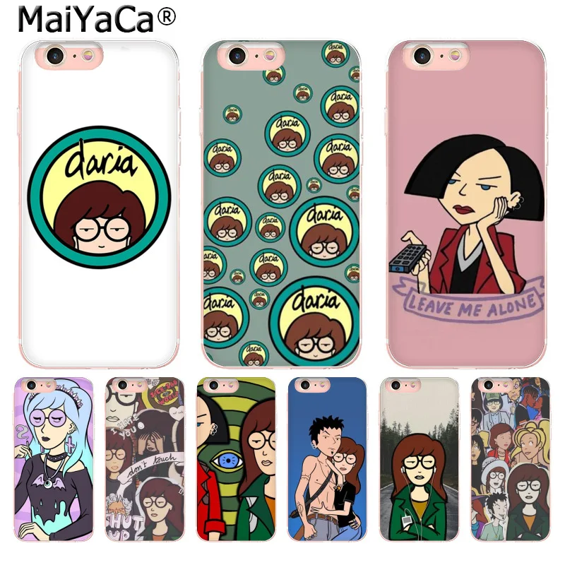 

MaiYaCa DARIA MORGENDORFFER Simple Soft TPU Cases Fashion Color Cover for iPhone 8 7 6 6S Plus X 10 5 5S SE XS XR XS MAX cover