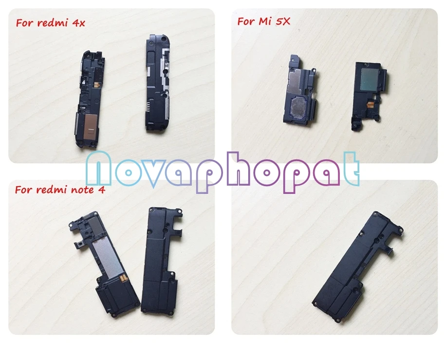 Novaphopat 100% Tested For Xiaomi Mi A1 5X / Redmi 4x note 4 Note Buzzer Loudspeaker Ringer Loud Speaker + tracking | Мобильные
