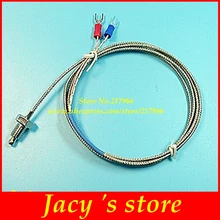 M6 vis Thermocouple m8 vis Thermocouple résistance thermique K E J PT100 sonde de capteur de température(China)