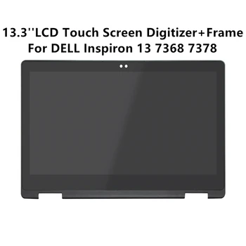 

FTDLCD 13.3'' LCD Touch Screen Digitizer Assembly+Frame NV133FHM-N41 For DELL Inspiron 13 7368 7378 1920x1080 Rounded Frame