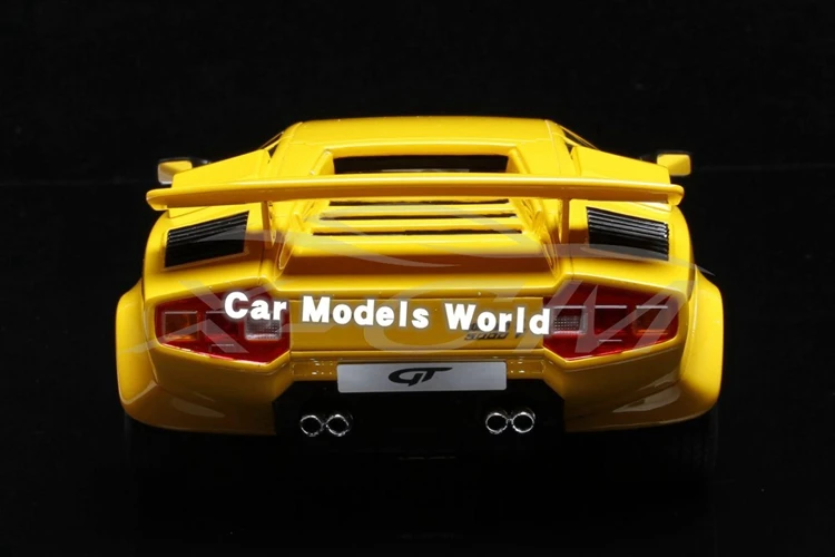 Полимерная модель автомобиля для GT Spirit COUNTACH Твин турбо(желтый) 1:18+ маленький подарок