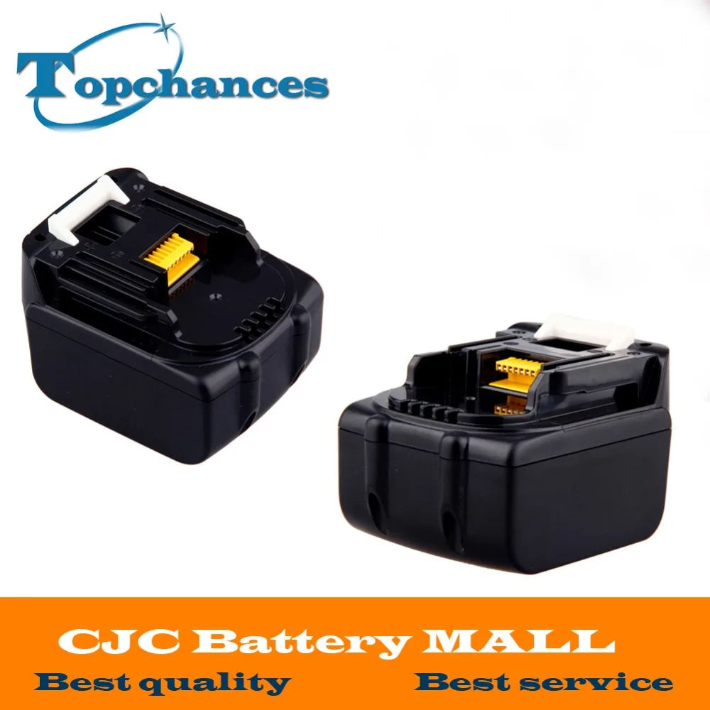 

High Quality 2PCS 14.4V 3000mAh Li-ion Battery for Makita BL1415 BL1430 194065-3 MET1821 LXPH02 free shipping