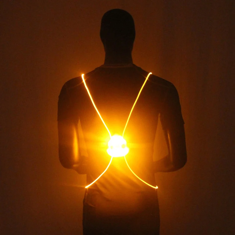 Top Bicycle Lights Night Running Riding Vest Color Reflective LED Back Bike Light Night Safety Taillight Warning Lights For Cycling 0 Top Bicycle Lights Night Running Riding Vest Color Reflective LED Back Bike Light Night Safety Taillight Warning Lights For Cycling 0