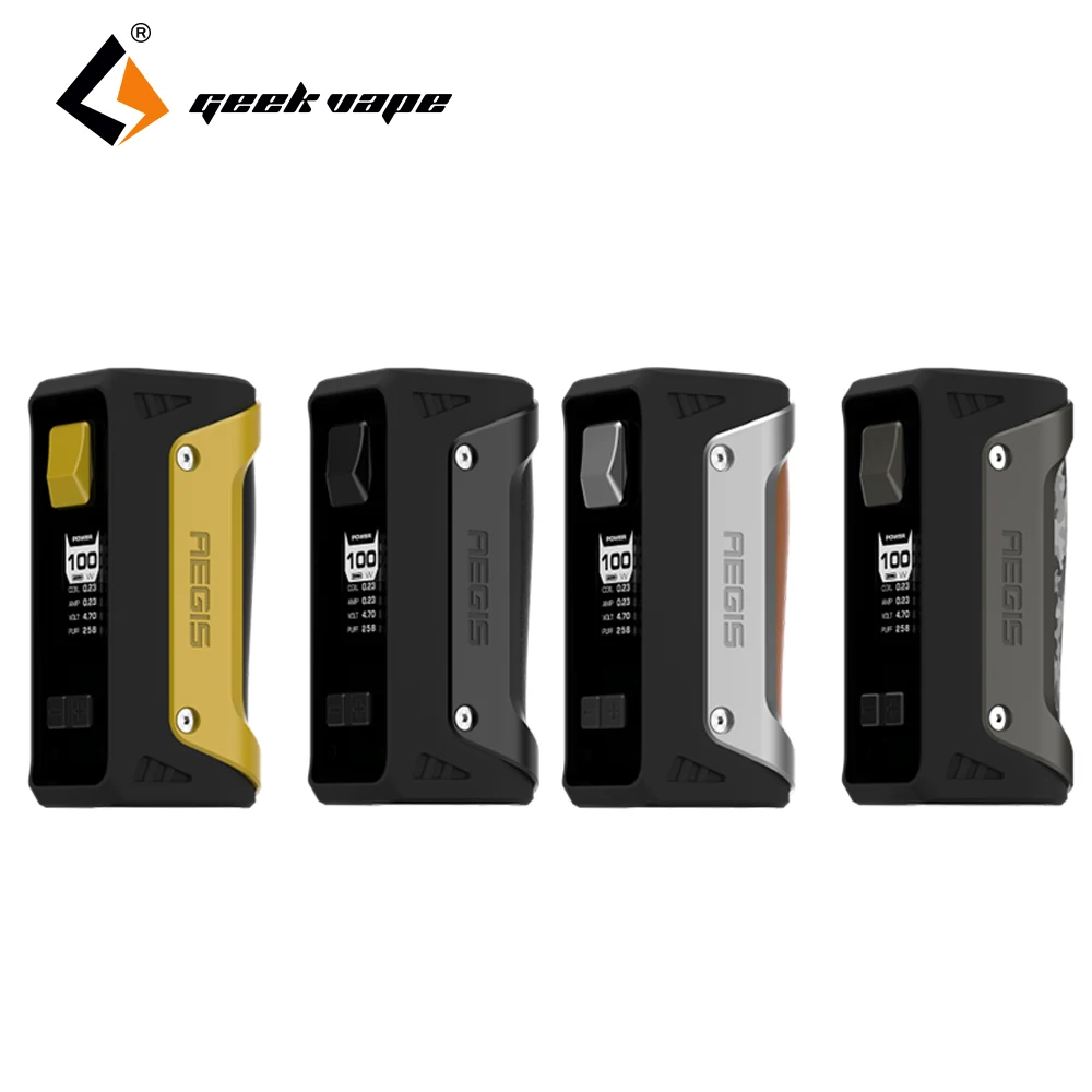 Original Geekvape AEGIS TC Box Mod 100W with 26650 Battery 4200mah Fit 18650/26650/20700 Battery Electronic Cigarette TC Box Mod Original Geekvape AEGIS TC Box Mod 100W with 26650 Battery 4200mah Fit 18650/26650/20700 Battery Electronic Cigarette TC Box Mod