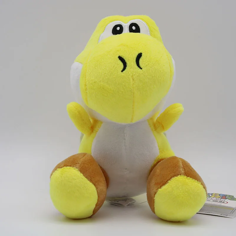 Super Mario Bros Yoshi Plush Toys Cute Yoshi Dragon  Soft Stuffed Dolls Brinquedos 16cm 10pcslot  (11)