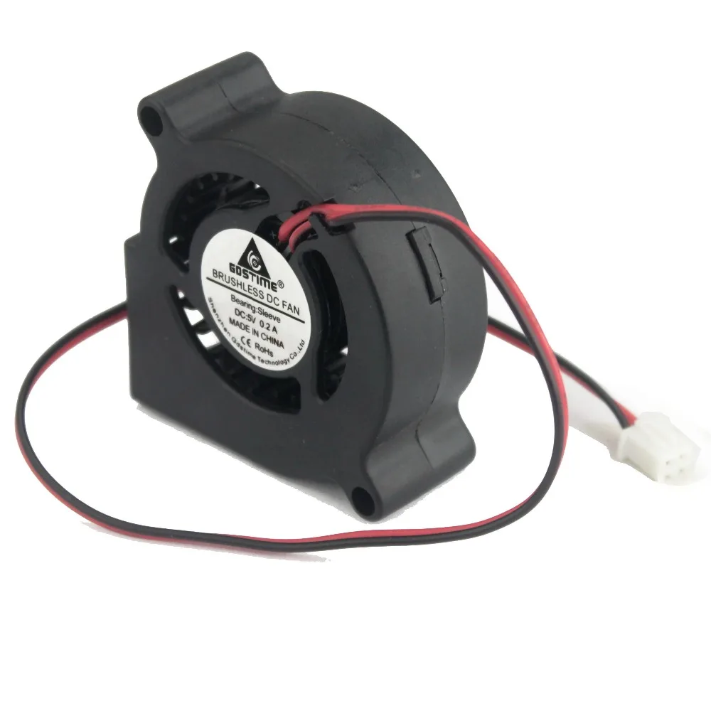 20Pcs Gdstime 1.96 inch DC 5V 50x20mm Blower Fan 50mm 5020s PC CPU Fan