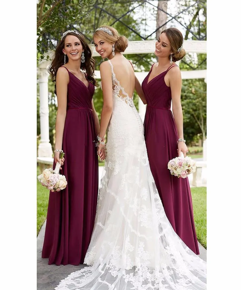 Vestidos De Damas Honor Vino Tinto Sale - deportesinc.com 1688437580