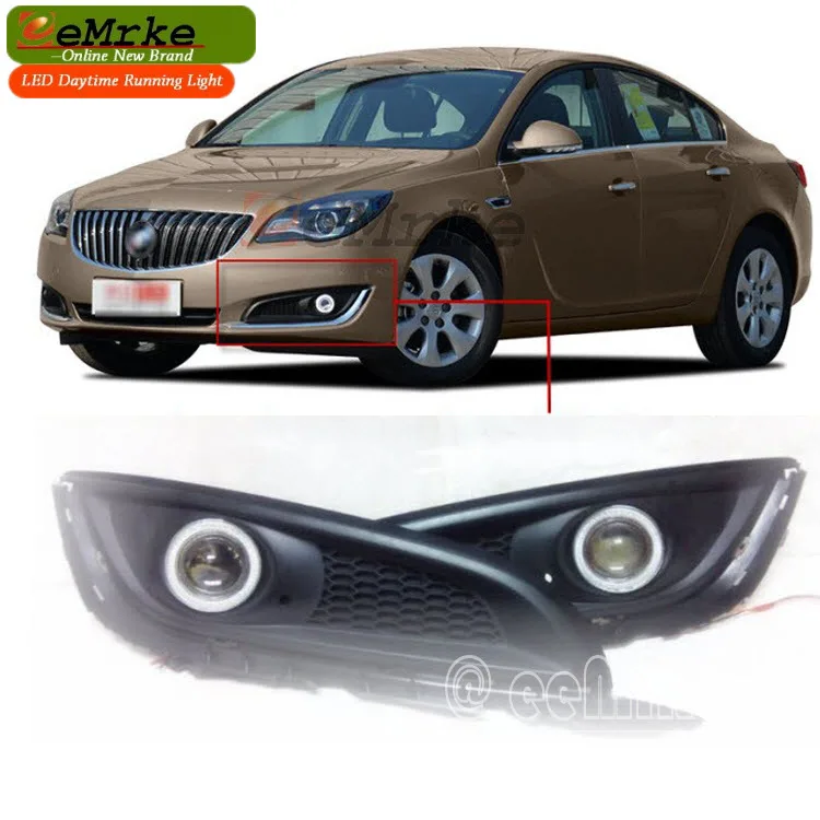 eeMrke FOR Opel / Vauxhall Insignia CCFL Angel Eye DRL Daytime Running