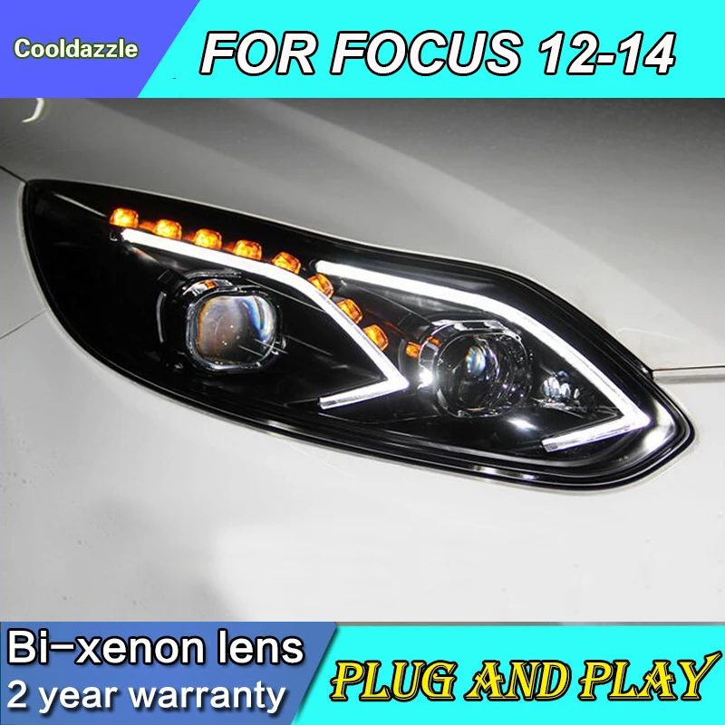 

Style Case For FORD for Focus LED Head Light 2012 2013 2014 Year For Mercedes Benz TYPE Head Lamp Wth HID Xenon Light
